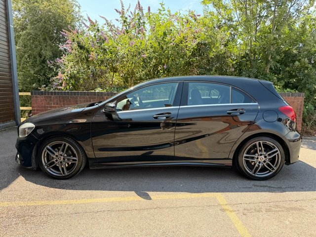Mercedes-Benz A Class 1.6 A180 Amg Line Hatchback Euro LO67BZM Black #2