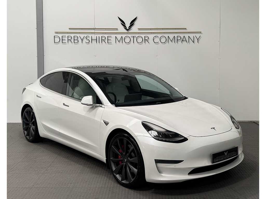 Tesla Model 3 Dual Motor Performance Saloon White
