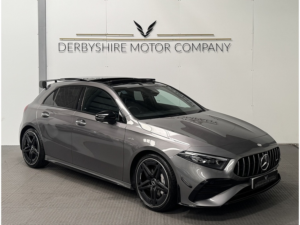 Mercedes-Benz A Class 2.0 A35h Mhev Amg Premium Plus Hatchback Pet Grey