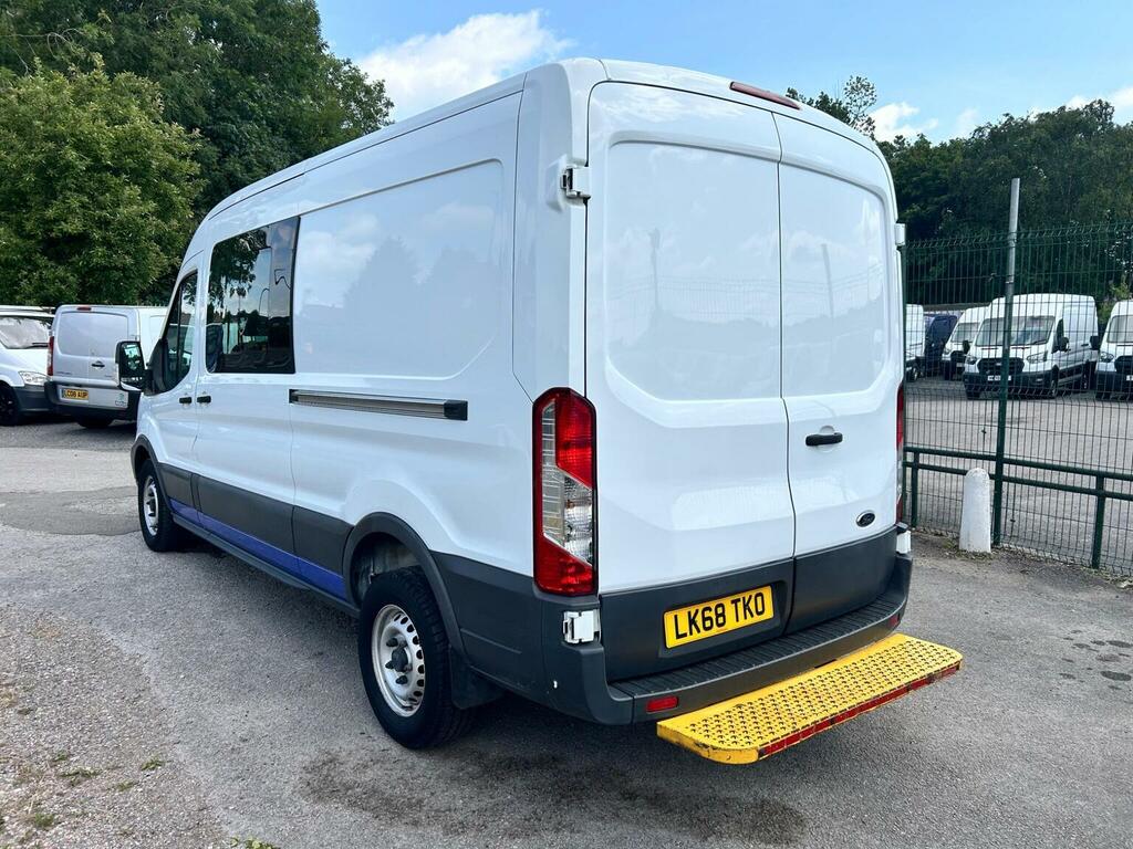 Ford Transit Custom 2.0 350 Ecoblue Crew Van Fwd L3 H2 Euro 6 6Dr White #6