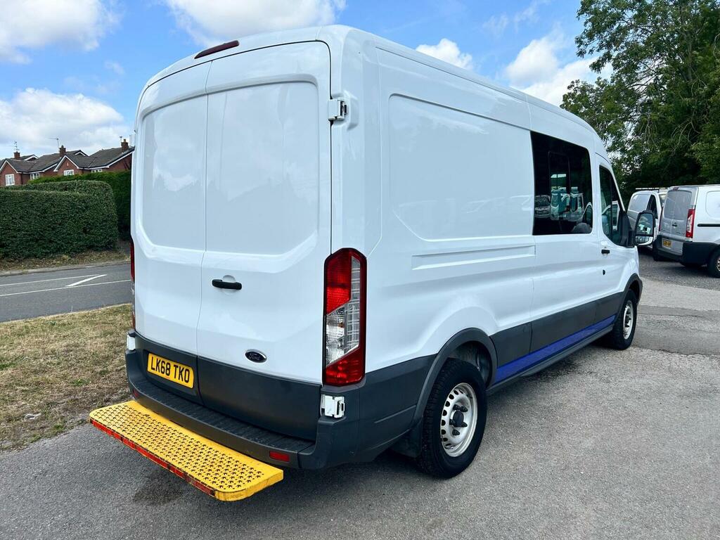 Ford Transit Custom 2.0 350 Ecoblue Crew Van Fwd L3 H2 Euro 6 6Dr White #4