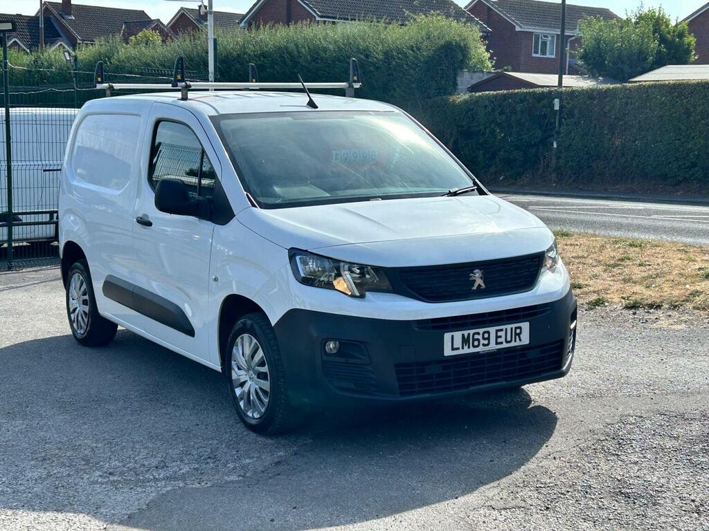 Peugeot Partner 1.5 Bluehdi 1000 Professional Standard Panel Van S White #3