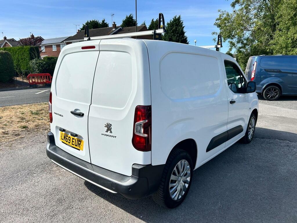 Peugeot Partner 1.5 Bluehdi 1000 Professional Standard Panel Van S White #4