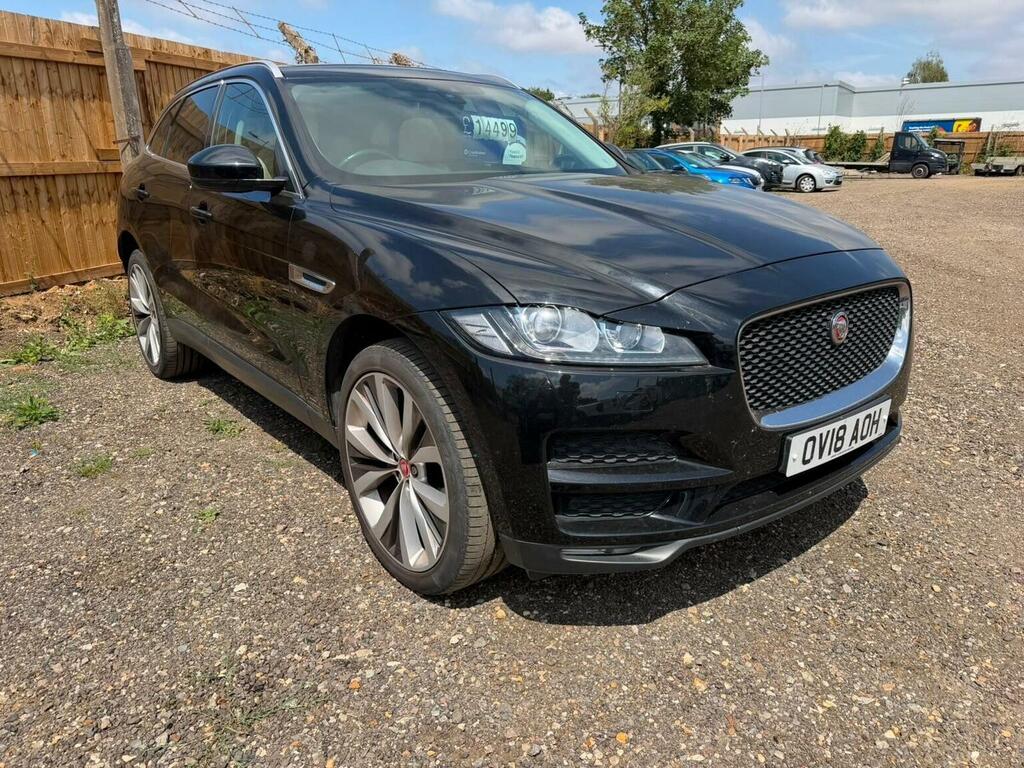 Jaguar F-Pace 2.0 D180 Portfolio Awd Euro 6 Ss D10LEV Black #2