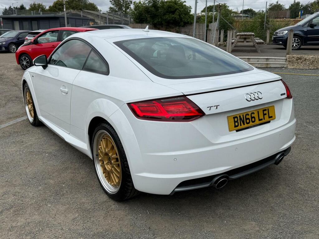 Audi TT 2.0 Tfsi S Line S Tronic Quattro Euro 6 Ss White #3
