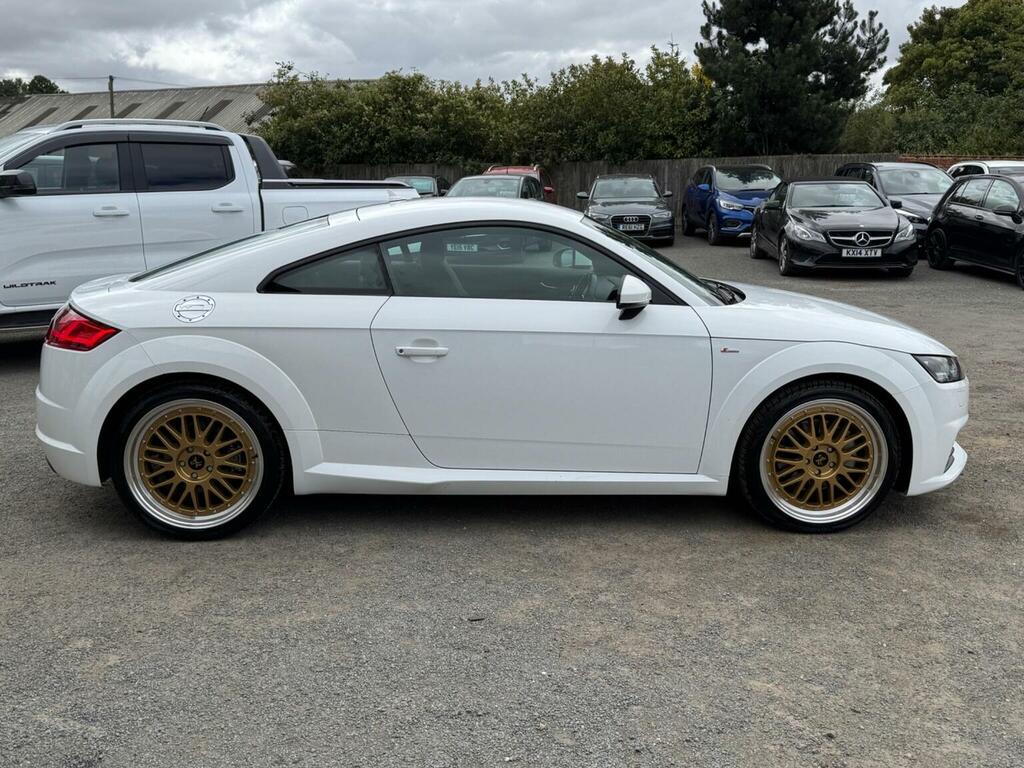 Audi TT 2.0 Tfsi S Line S Tronic Quattro Euro 6 Ss White #6