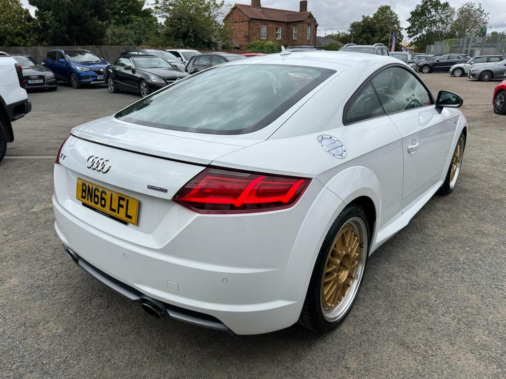 Audi TT 2.0 Tfsi S Line S Tronic Quattro Euro 6 Ss White #5