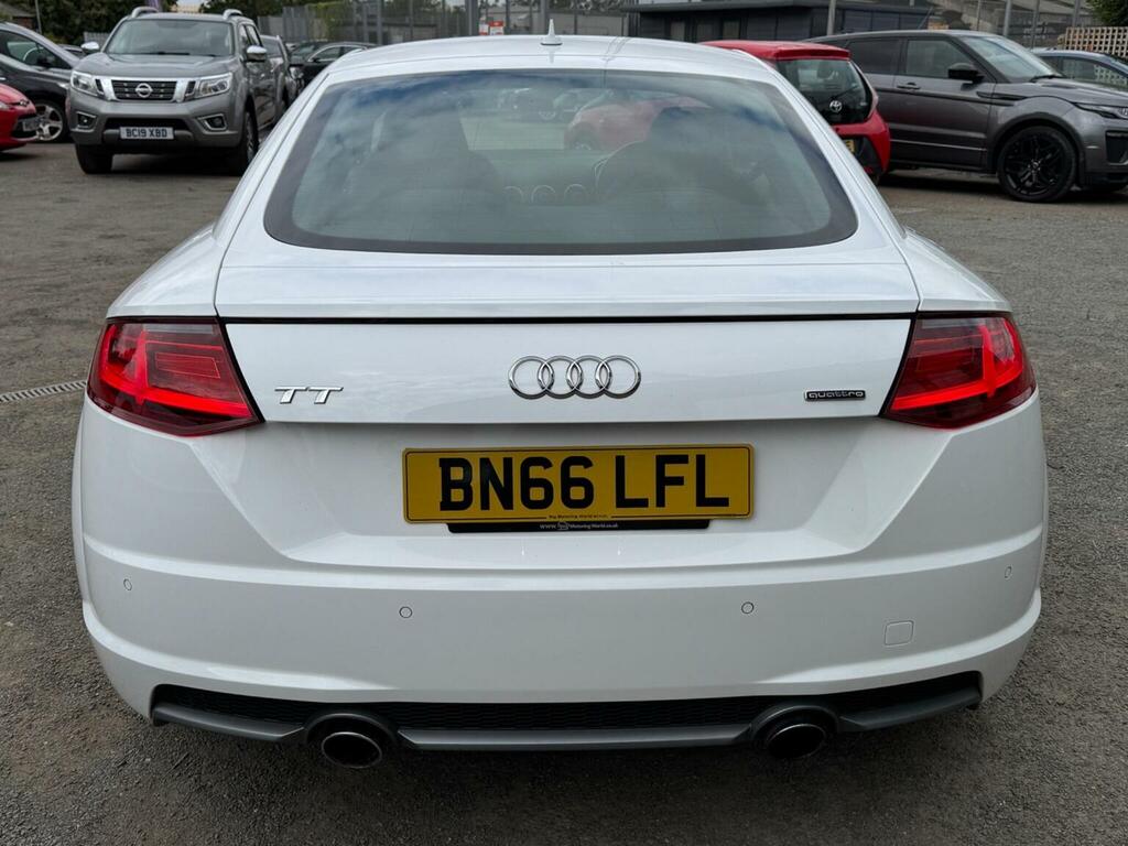 Audi TT 2.0 Tfsi S Line S Tronic Quattro Euro 6 Ss White #4