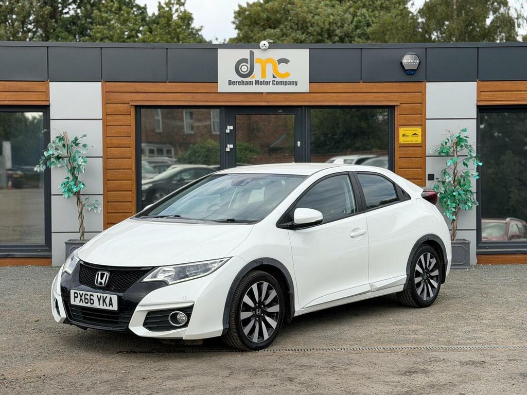 Honda Civic 1.8 I-vtec Se Plus Navi Euro 6 Ss White