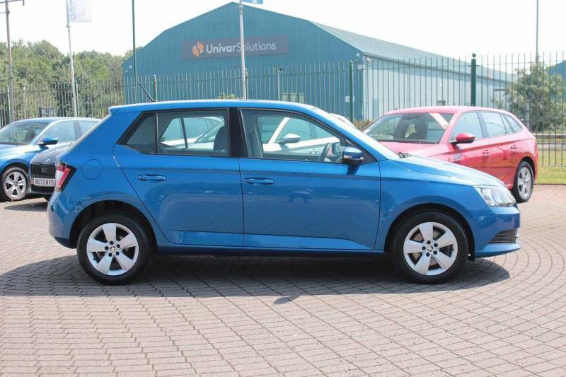 Skoda Fabia 1.2 Tsi Se Dsg NV65DZR Blue #4