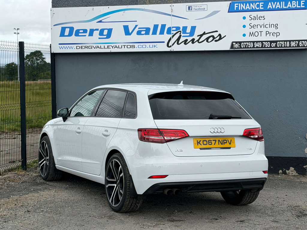 Audi A3 Sportback Se Technik Tdi KO67NPV White #6
