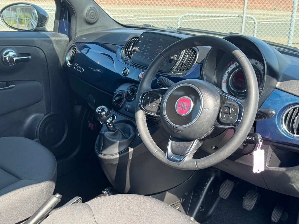 Fiat 500 1.0 Mild Hybrid Convertible ME74CWU Blue #2