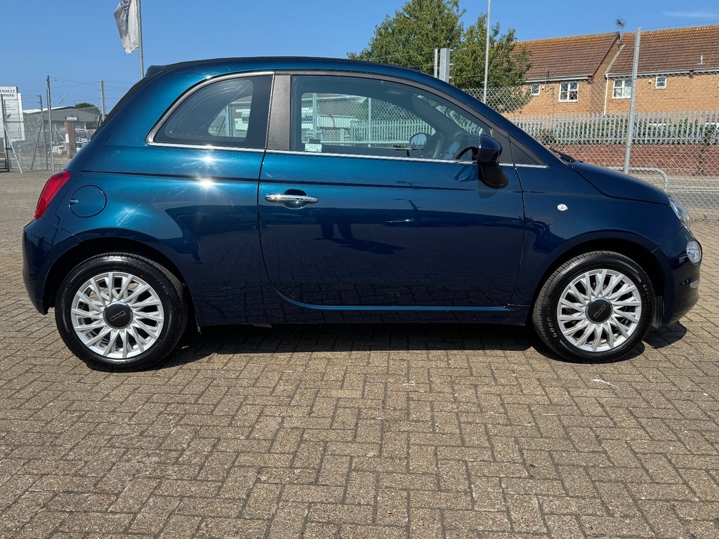 Fiat 500 1.0 Mild Hybrid Convertible ME74CWU Blue #3