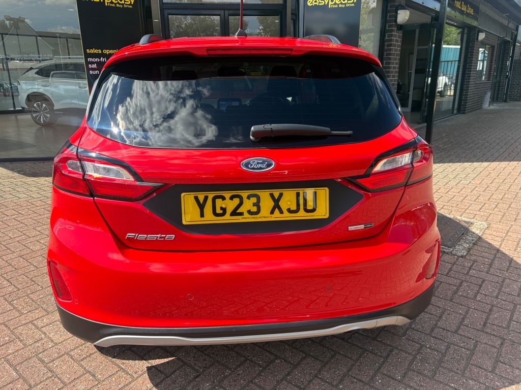 Ford Fiesta 1.0 Ecoboost Hybrid Mhev 125 Active YG23XJU Red #5