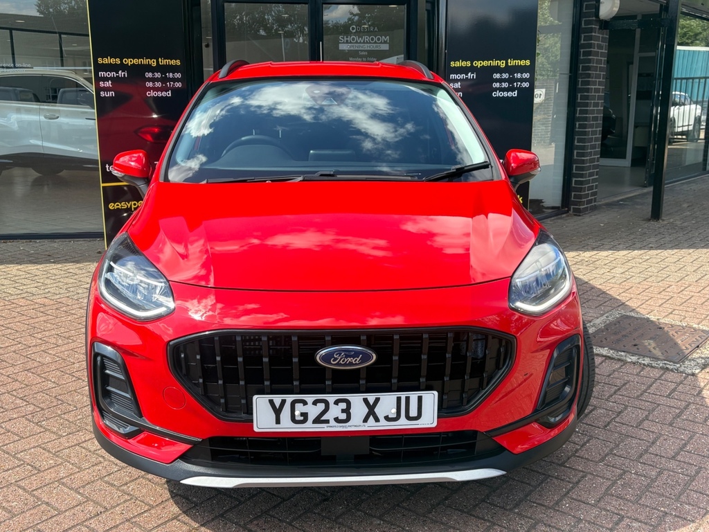 Ford Fiesta 1.0 Ecoboost Hybrid Mhev 125 Active YG23XJU Red #4