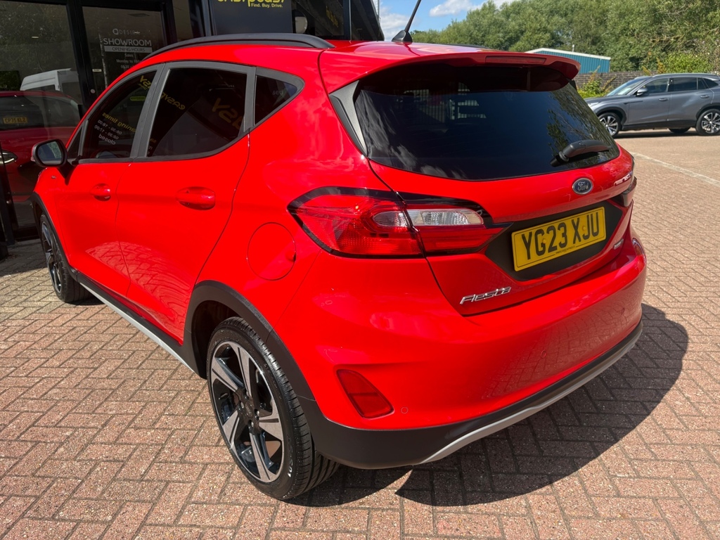 Ford Fiesta 1.0 Ecoboost Hybrid Mhev 125 Active YG23XJU Red #6