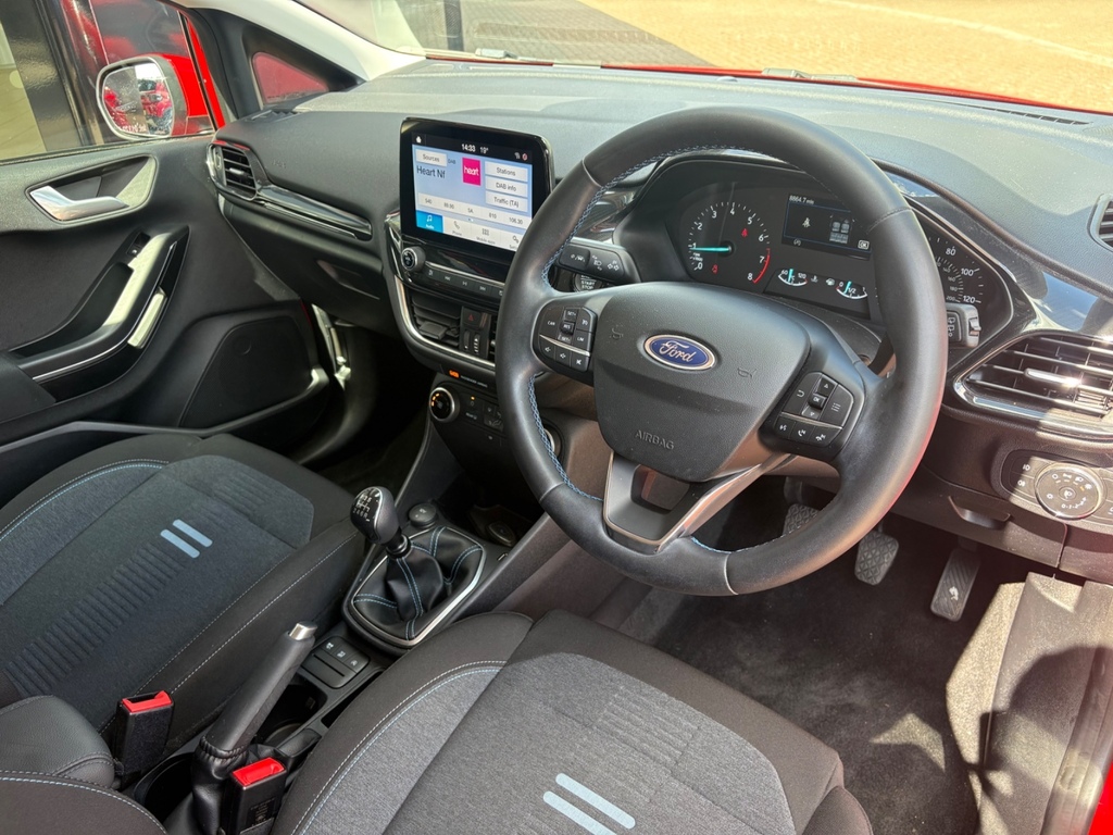 Ford Fiesta 1.0 Ecoboost Hybrid Mhev 125 Active YG23XJU Red #2