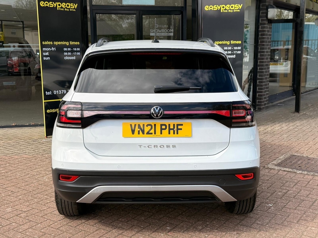 Volkswagen T-Cross 1.0 Tsi 110 United Dsg Estate White #5