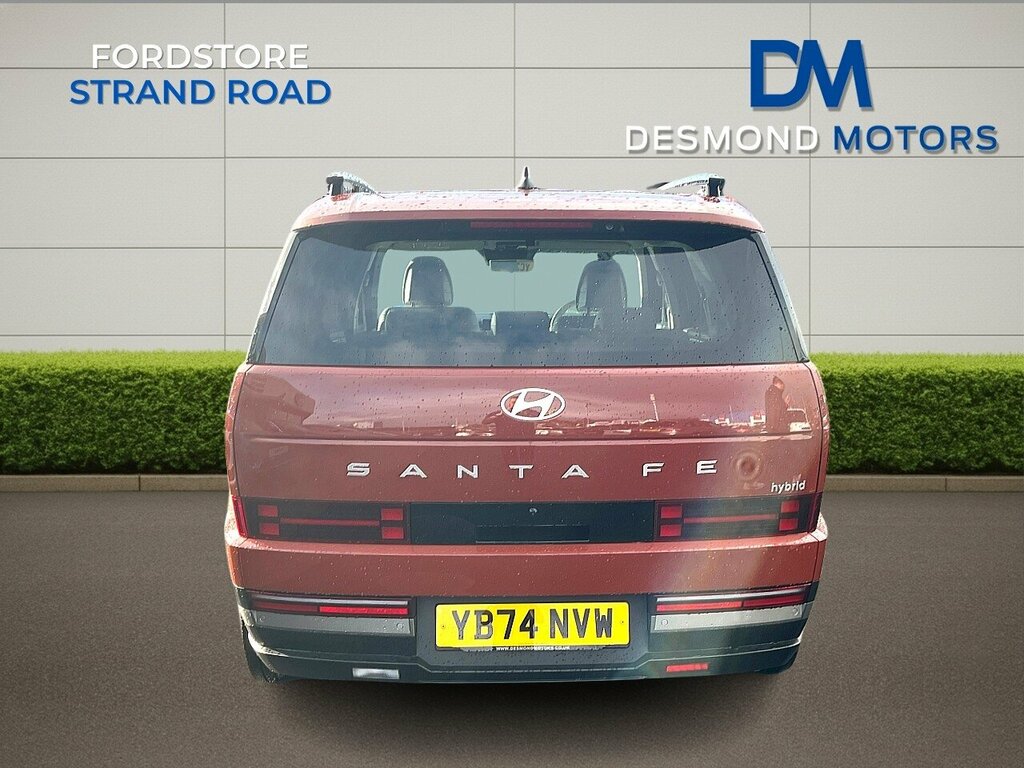 Hyundai Santa Fe Ultimate Hybrid 4Wd Orange #5
