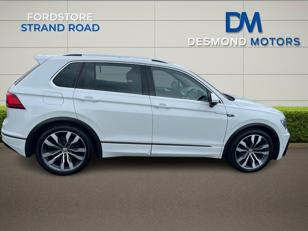 Volkswagen Tiguan R Line Tdi Bmt 4Motn Sa VE18ULZ White #2