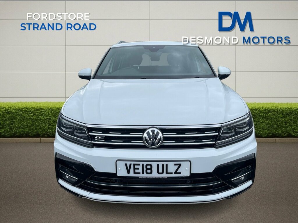 Volkswagen Tiguan R Line Tdi Bmt 4Motn Sa VE18ULZ White #3