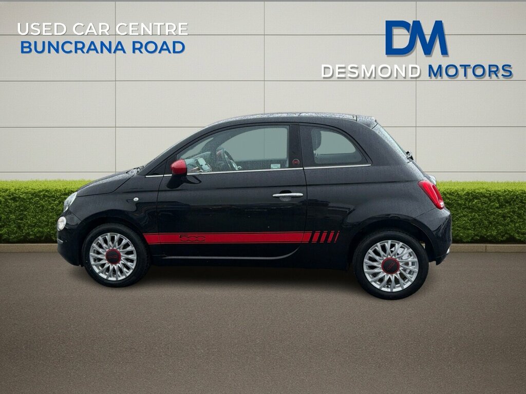 Fiat 500 Red Mhev Black #5