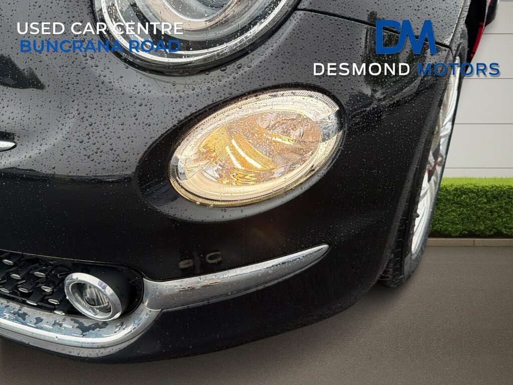 Fiat 500 Red Mhev Black #6