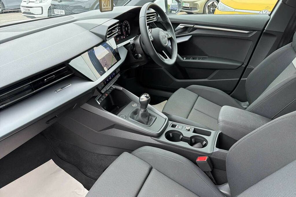 Audi A3 30 Tfsi Sport YY74JHX White #2