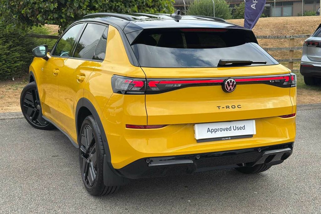 Volkswagen T-Roc 1.5 Etsi 150 R-line Dsg High Spec YY26HNA Yellow #3