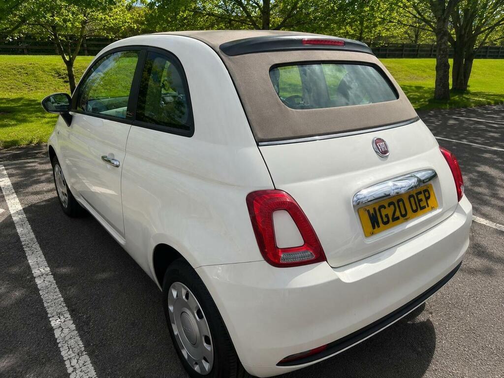 Fiat 500C Convertible 1.2 Pop Euro 6 Ss 202020 White #6