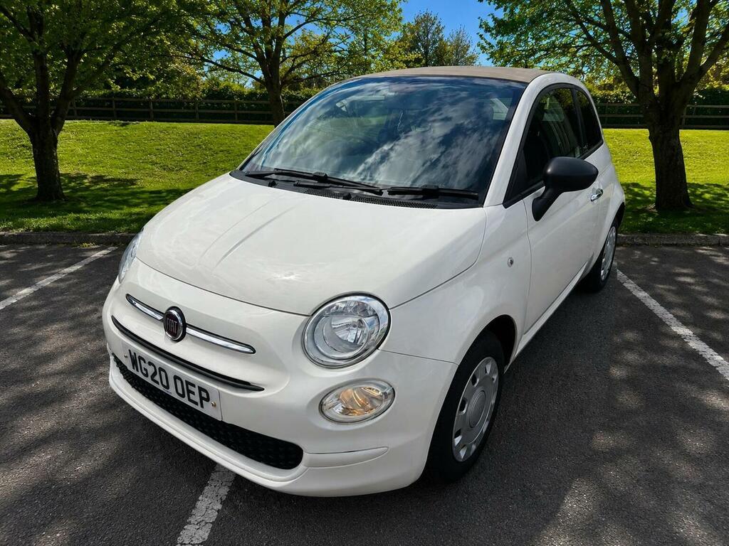 Fiat 500C Convertible 1.2 Pop Euro 6 Ss 202020 White #5