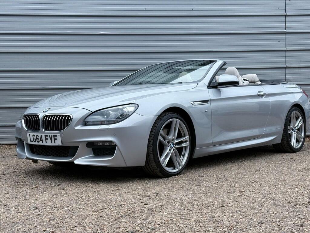 BMW 6 Series Convertible 3.0 640D M Sport Euro 5 Ss Silver #6