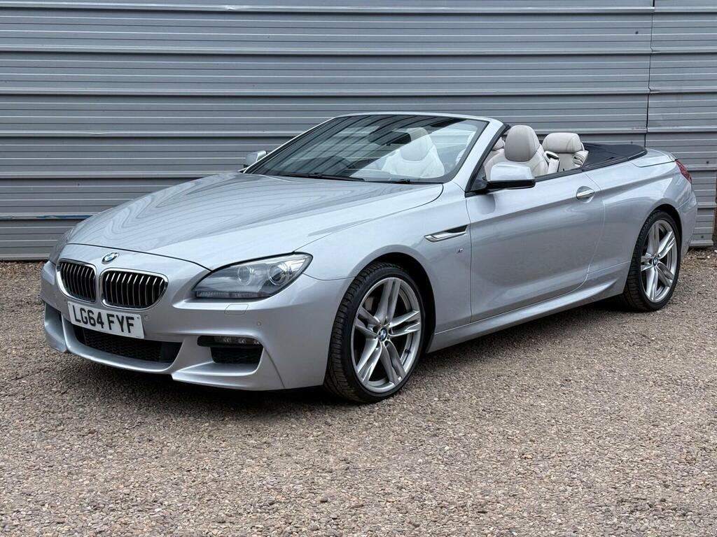 BMW 6 Series Convertible 3.0 640D M Sport Euro 5 Ss Silver #3