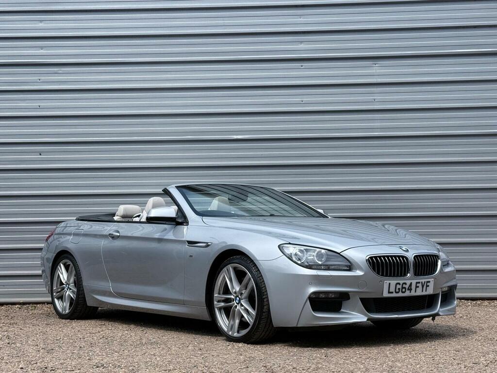 BMW 6 Series Convertible 3.0 640D M Sport Euro 5 Ss Silver #5