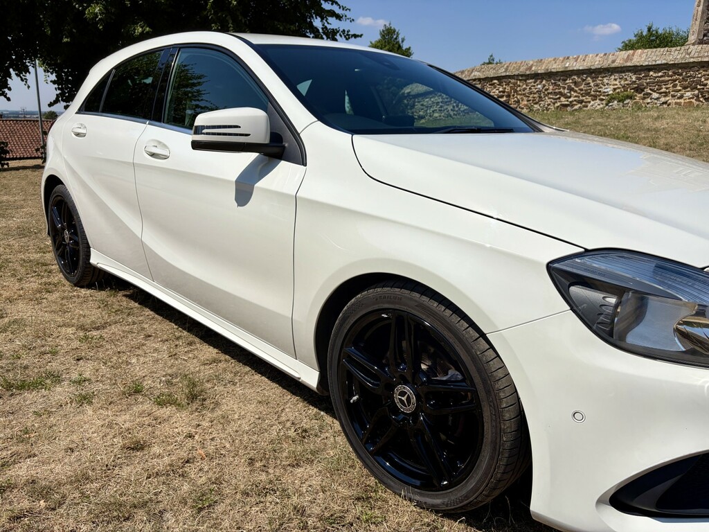 Mercedes-Benz A Class Hatchback 1.6 A180 Amg Line 201818 NJ18XUZ White #4