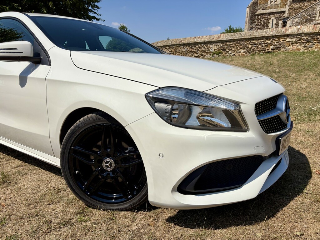Mercedes-Benz A Class Hatchback 1.6 A180 Amg Line 201818 NJ18XUZ White #2