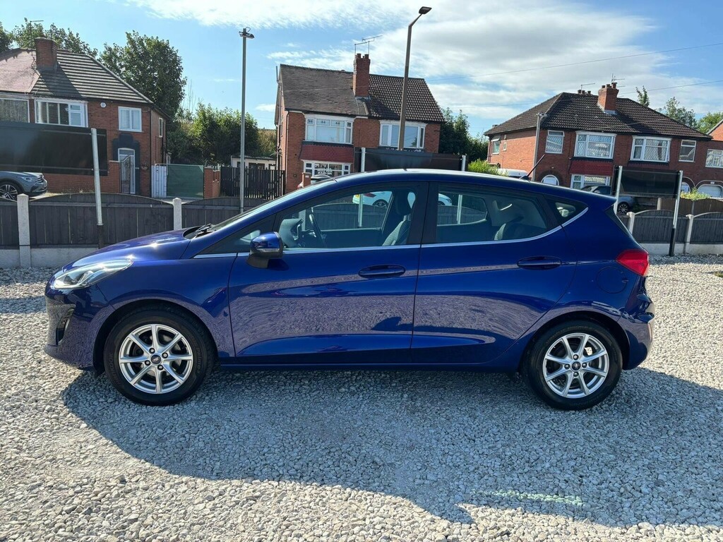 Ford Fiesta Hatchback 1.1 Ti-vct Zetec Euro 6 Ss 2018 AV18LZA Blue #4