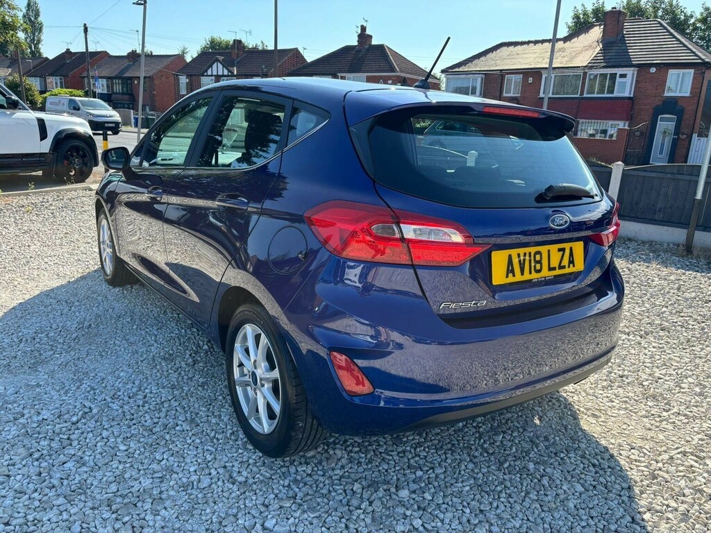 Ford Fiesta Hatchback 1.1 Ti-vct Zetec Euro 6 Ss 2018 AV18LZA Blue #3