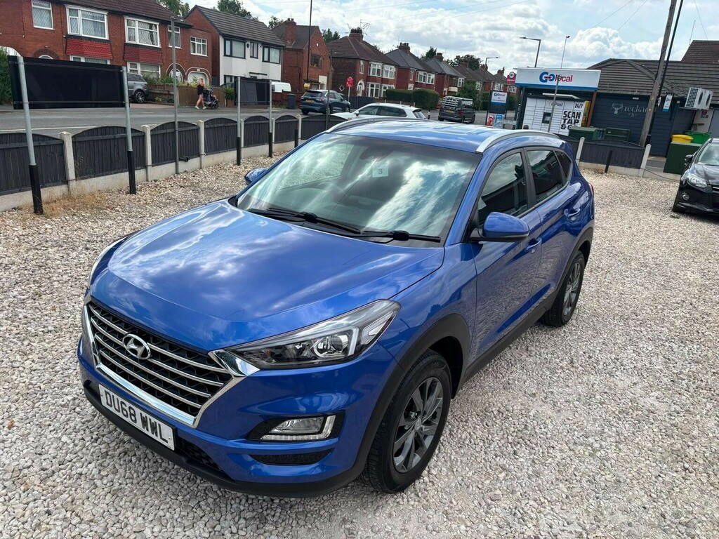 Hyundai Tucson Suv 1.6 Gdi Blue Drive Se Nav Euro 6 Ss 20 DU68WWL Blue #2