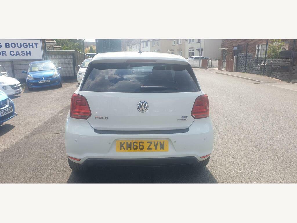 Volkswagen Polo 1.4 Tsi Bluemotion Tech Act Bluegt Dsg Euro 6 S S KM66ZVW White #5