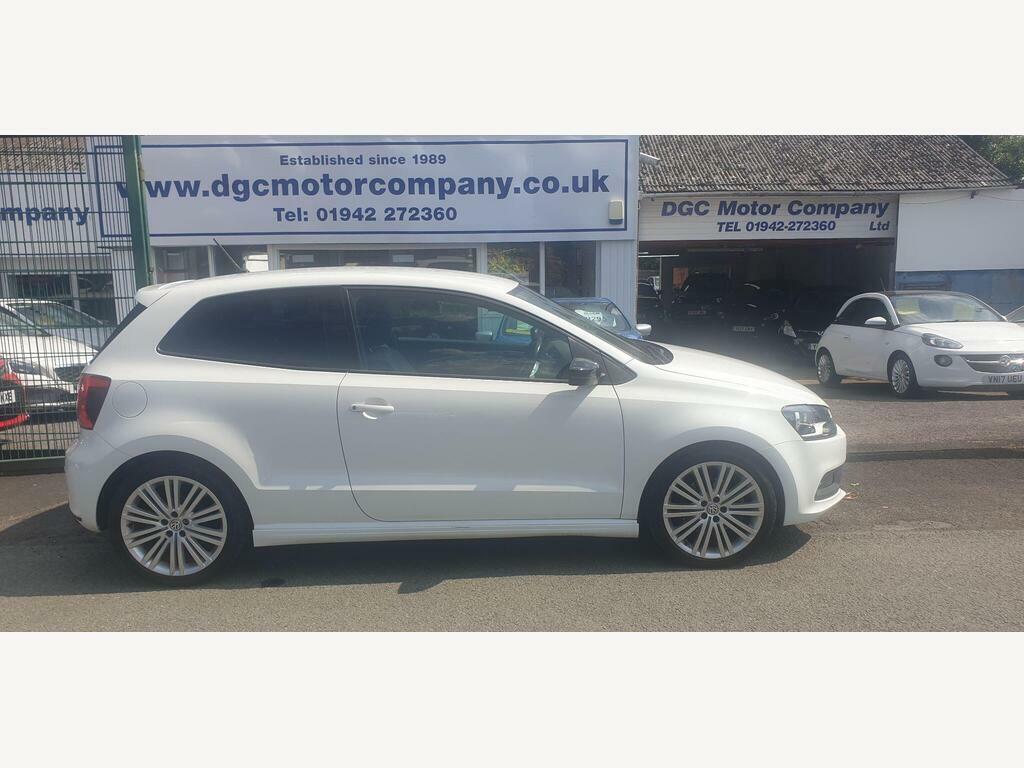 Volkswagen Polo 1.4 Tsi Bluemotion Tech Act Bluegt Dsg Euro 6 S S KM66ZVW White #2