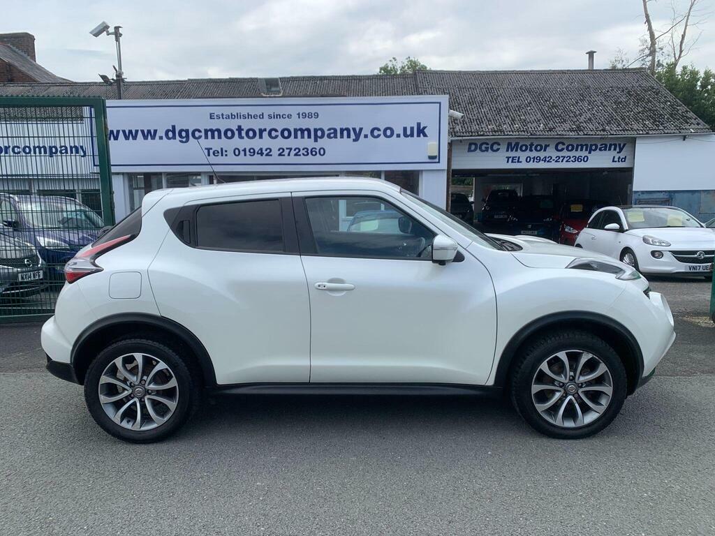 Nissan Juke 1.2 Dig-t Tekna Euro 6 S S DS67GFX White #4