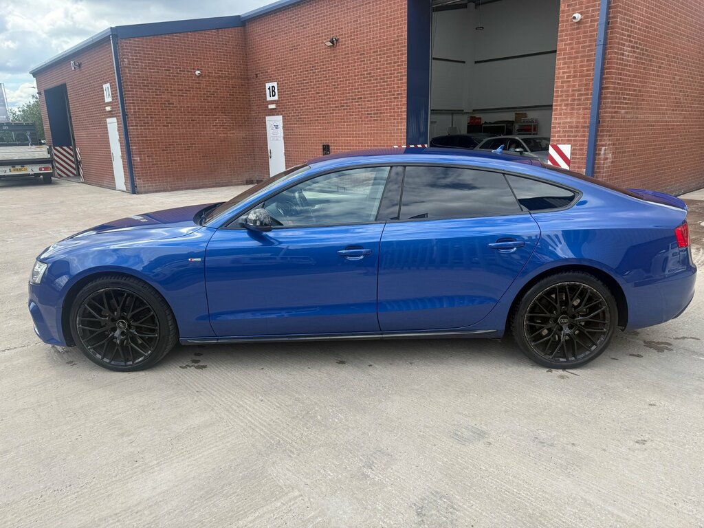 Audi A5 3.0 Tdi V6 Black Edition Plus Sportback Blue #6