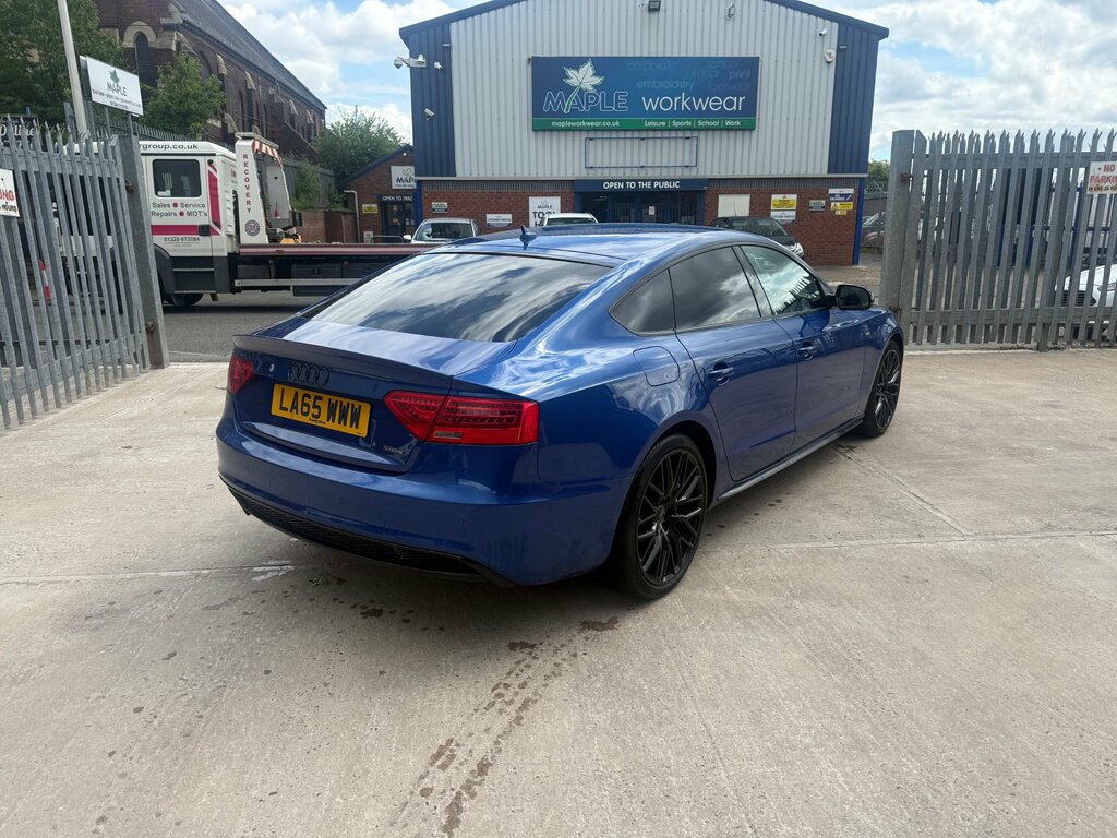 Audi A5 3.0 Tdi V6 Black Edition Plus Sportback Blue #3