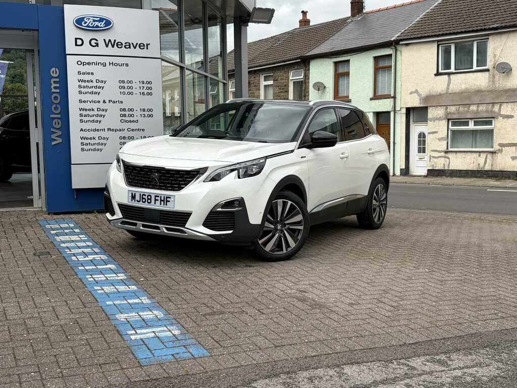 Peugeot 3008 Gt Line Premium B-hd White