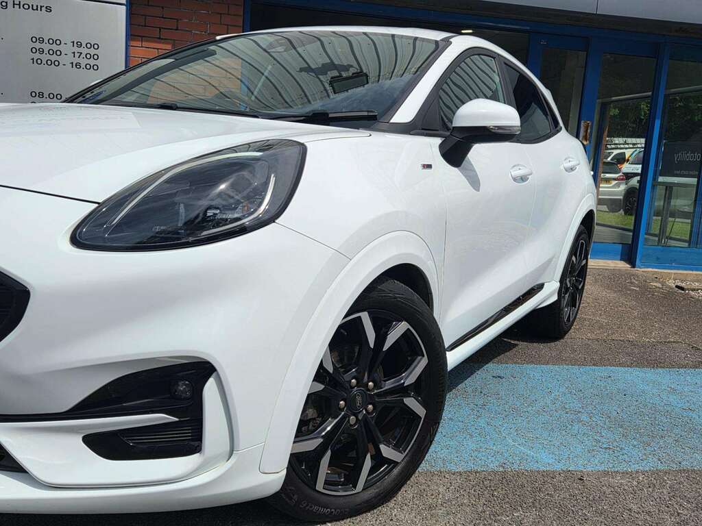 Ford Puma St-line X Mhev MJ73FVL White #3