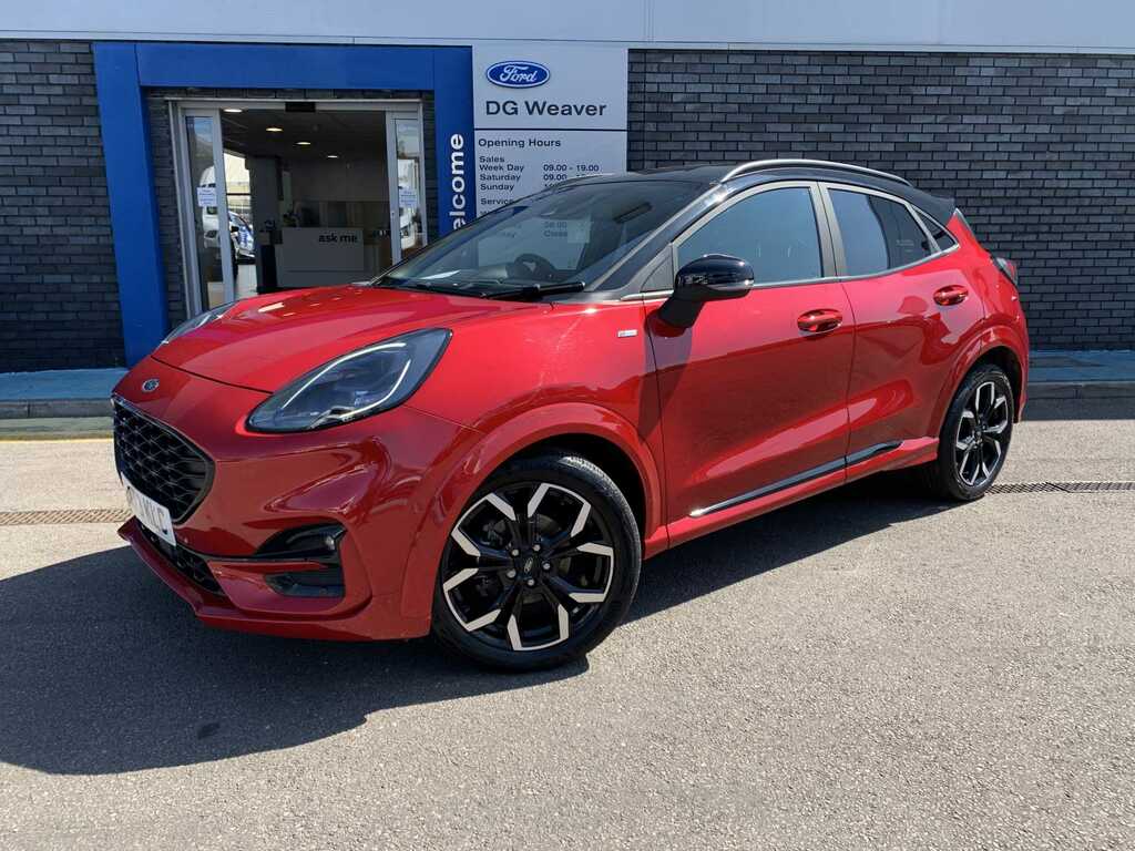 Ford Puma St-line X Mhev Red