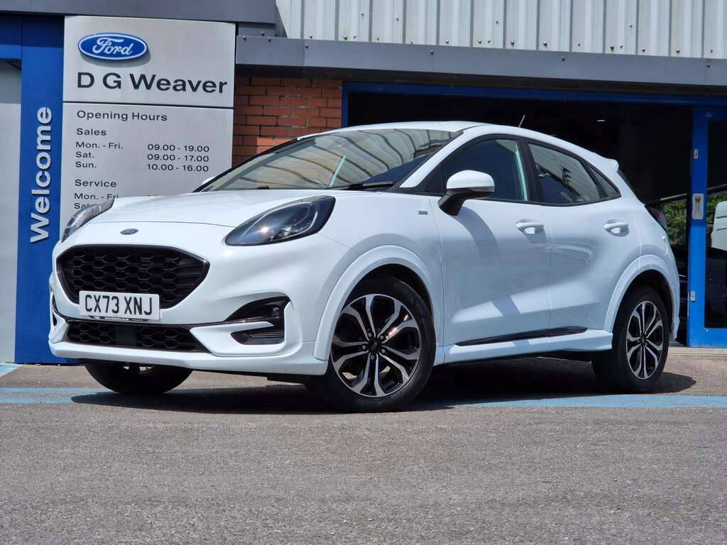 Ford Puma St-line Mhev White