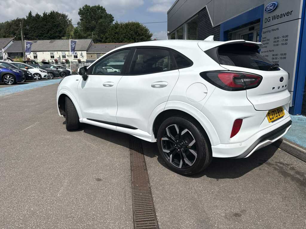 Ford Puma St-line X Mhev CJ73BYH White #4
