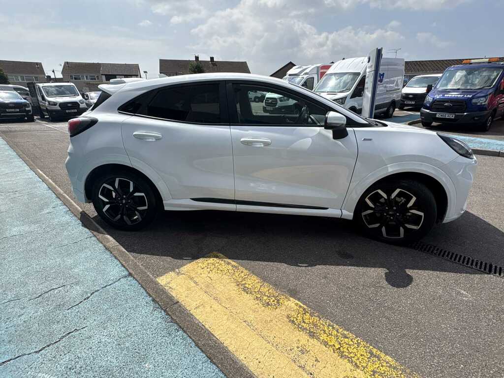 Ford Puma St-line X Mhev CJ73BYH White #6